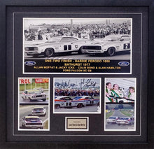 Load image into Gallery viewer, ALLAN MOFFAT &amp; COLIN BOND “1977 Bathurst” Signed Photo Collage Display
