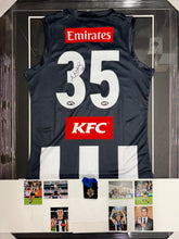Load image into Gallery viewer, NICK DAICOS “2026 Brownlow Medallist” Signed Collingwood Jumper &amp; Medal Display
