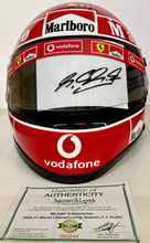 Load image into Gallery viewer, MICHAEL SCHUMACHER Signed 2004 F1 Helmet
