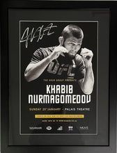 Load image into Gallery viewer, KHABIB NURMAGOMEDOV Signed Poster Display
