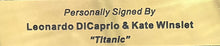 Load image into Gallery viewer, TITANIC - LEONARDO DiCAPRIO &amp; KATE WINSLET Signed Photo &amp; Filmcell Collage Display
