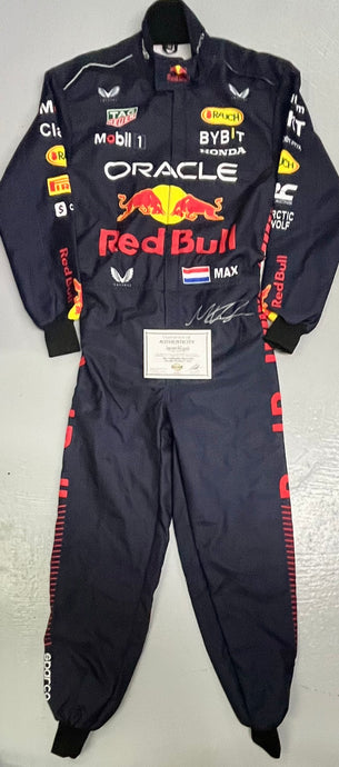 Max Verstappen Red Bull F1 signed suit for collectors