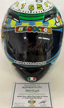 Load image into Gallery viewer, VALENTINO ROSSI Signed MotoGP “Misano Time To Wake Up” Helmet
