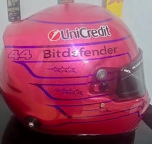 Load image into Gallery viewer, LEWIS HAMILTON “Scuderia Ferrari” Signed 2026 Monaco GP F1 Race Helmet2
