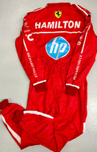 Load image into Gallery viewer, LEWIS HAMILTON Signed Scuderia Ferrari F1 Race Suit1
