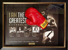 Load image into Gallery viewer, MUHAMMAD ALI aka CASSIUS CLAY Signed Boxing Glove Display
