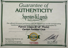 Load image into Gallery viewer, PATRICK CRIPPS Signed 6”x8” Photo Collage Display
