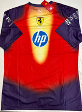 Load image into Gallery viewer, LEWIS HAMILTON &amp; CHARLES LECLERC Signed F1 Scuderia Ferrari Shirt2
