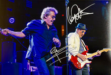 Load image into Gallery viewer, THE WHO - Pete Townshend &amp; Roger Daltrey Signed Photo Collage Display
