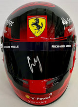 Load image into Gallery viewer, CARLOS SAINZ Signed Scuderia Ferrari F1 Helmet
