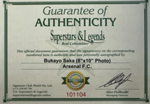 Load image into Gallery viewer, BUKAYO SAKA Signed Arsenal Photo Collage Display
