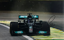 Load image into Gallery viewer, LEWIS HAMILTON Signed F1 Mercedes Photo &amp; Print Display
