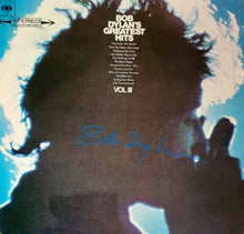 Load image into Gallery viewer, BOB DYLAN Signed Vinyl LP &amp; Magazine Collage Display
