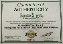 Load image into Gallery viewer, BOBBY HILL “2023 Norm Smith Medallist” Signed Photo Collage Display
