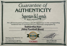 Load image into Gallery viewer, SAMANTHA KERR “Matildas” Signed Boot Display
