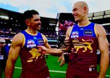 Load image into Gallery viewer, BRISBANE LIONS “2025 Premiers” Team Signed Photos &amp; Poster Collage Display
