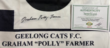 Load image into Gallery viewer, Unframed GRAHAM POLLY FARMER Signed Geelong Jumper
