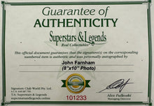 Load image into Gallery viewer, JOHN FARNHAM Signed Photo &amp; Album LP Display
