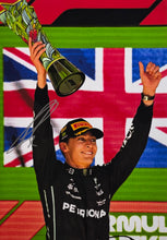 Load image into Gallery viewer, GEORGE RUSSELL Signed Mercedes F1 Team Photo Collage Display

