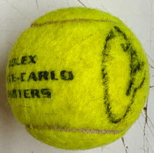 Load image into Gallery viewer, CARLOS ALCARAZ Signed &amp; Tournament Used Tennis Ball &amp; Photo Collage Display
