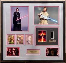 Load image into Gallery viewer, STAR WARS “Prequel Trilogy” - Ewan McGregor &amp; Hayden Christensen Signed 8”x12” Photos Collage Display
