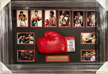 Load image into Gallery viewer, 4x Frames: Muhammad Ali+5 Glove, Chuck Norris, Snoop Dogg &amp; Pele
