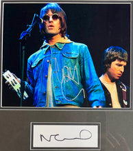 Load image into Gallery viewer, OASIS - LIAM &amp; NOEL GALLAGHER Signed Photo &amp; Card Collage Display

