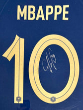 Load image into Gallery viewer, KYLIAN MBAPPE Signed France Jersey &amp; Photo Collage Display
