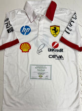 Load image into Gallery viewer, LEWIS HAMILTON Signed F1 Scuderia Ferrari Shirt1
