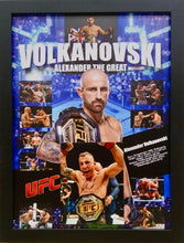 Load image into Gallery viewer, ALEX VOLKANOVSKI Signed UFC Photo Display
