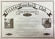 Load image into Gallery viewer, KEVIN MURRAY &amp; GARRY WILSON Signed Fitzroy &quot;Team of the Century&quot; Jumper Display
