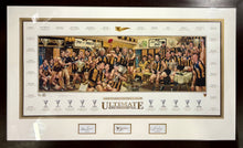 Load image into Gallery viewer, LEIGH MATTHEWS &amp; ALLAN JEANS Signed “Ultimate Hawks Premiership Team” Lithograph Display
