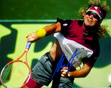 Load image into Gallery viewer, PETE SAMPRAS &amp; ANDRE AGASSI Signed Photos Collage Display
