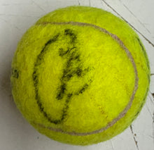 Load image into Gallery viewer, CARLOS ALCARAZ Signed &amp; Tournament Used Tennis Ball &amp; Photo Collage Display
