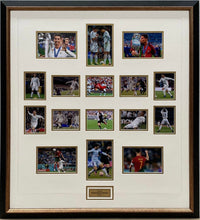 Load image into Gallery viewer, CRISTIANO RONALDO &amp; GARETH BALE Signed Real Madrid Photo Collage Display
