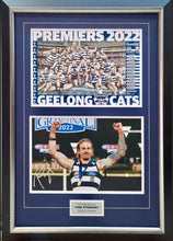 Load image into Gallery viewer, TOM STEWART “2022 AFL Premiers” Signed Photo Collage Display
