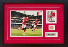 Load image into Gallery viewer, BUKAYO SAKA Signed Arsenal Photo Collage Display
