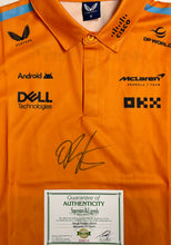 Load image into Gallery viewer, OSCAR PIASTRI Signed F1 McLaren Team Shirt
