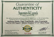 Load image into Gallery viewer, RED HOT CHILI PEPPERS - ANTHONY KIEDIS, FLEA, CHAD SMITH &amp; JOHN FRUSCIANTE Signed Album Photo Display
