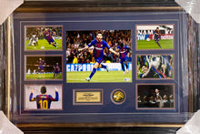 Load image into Gallery viewer, Lionel Messi Signed FC Barcelona Photo Collage Display
