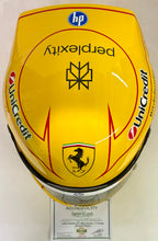 Load image into Gallery viewer, LEWIS HAMILTON “Scuderia Ferrari” Signed F1 Race Helmet
