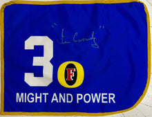 Load image into Gallery viewer, MIGHT AND POWER - Jim Cassidy Signed Saddle Cloth &amp; Photo Collage Display
