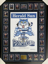 Load image into Gallery viewer, GEELONG 2022 Premiership Team Signed Official Cards &amp; Poster Display
