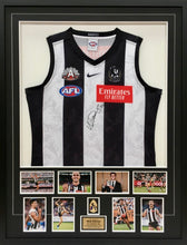 Load image into Gallery viewer, NICK DAICOS Signed Anzac Day Collingwood Jumper Display
