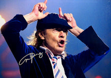 Load image into Gallery viewer, ACDC - ANGUS YOUNG Signed Photo &amp; Dollar Bill Collage Display1
