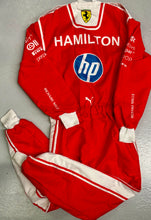 Load image into Gallery viewer, LEWIS HAMILTON Signed Scuderia Ferrari F1 Race Suit2
