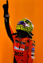 Load image into Gallery viewer, LANDO NORRIS Signed McLaren F1 Team Photo Collage Display

