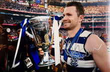 Load image into Gallery viewer, PATRICK DANGERFIELD “2022 AFL Premiers” Signed Photo Collage Display
