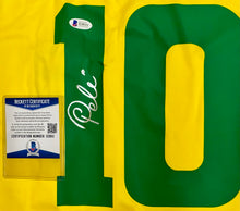 Load image into Gallery viewer, Unframed PELE Signed Brazil Jersey
