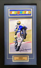 Load image into Gallery viewer, VALENTINO ROSSI Signed 8”x12” Photo Display
